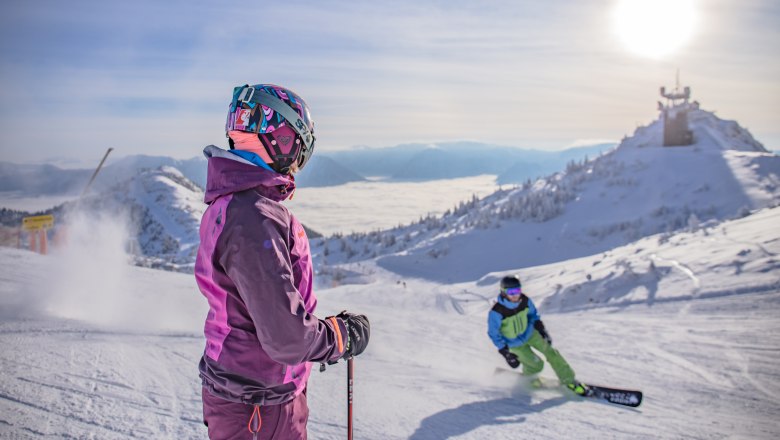 Skiing at the Hochkar, © Ludwig Fahrnberger