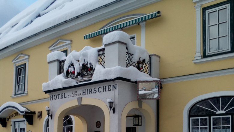 Hotel zum Goldenen Hirschen im Winter, © Hotel zum Goldenen Hirschen