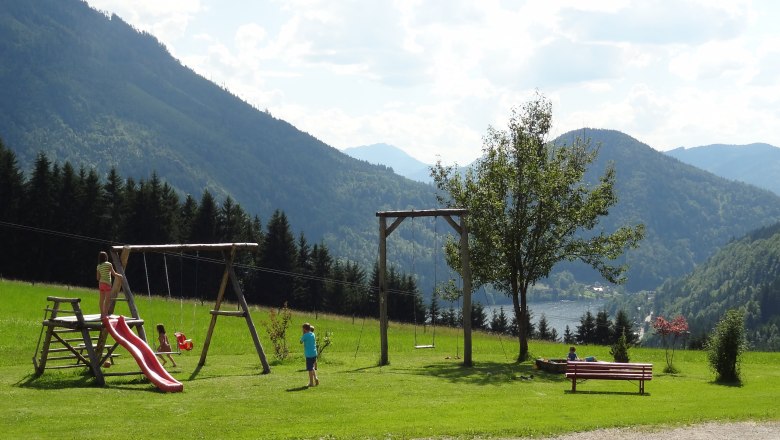 Spielplatz am Biohof Moas, © Familie Buber