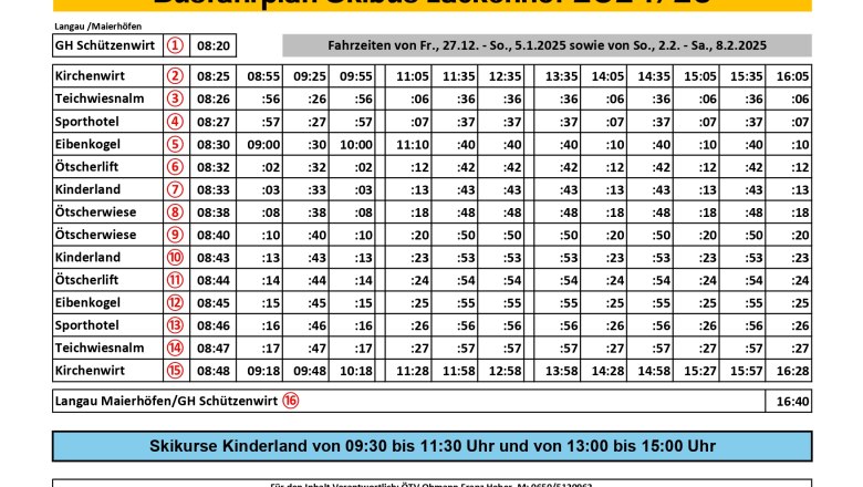 Skibus Lackenhof 2024/25