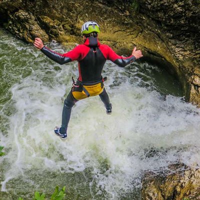 Sprung Canyoning, © Pesendorfer