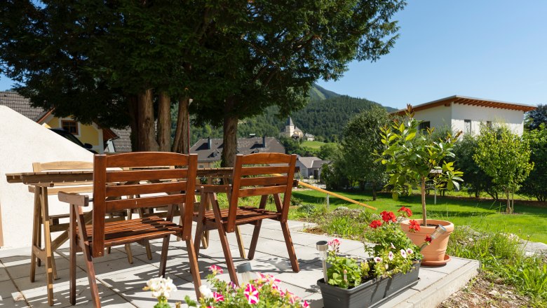 Terrasse, © Apartment Hollenstein