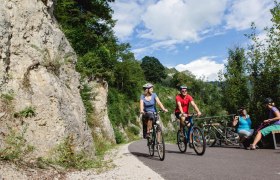 Immer dem Fluss entlang verläuft das Herzstück des Ybbstalradwegs , © schwarz-koenig.at