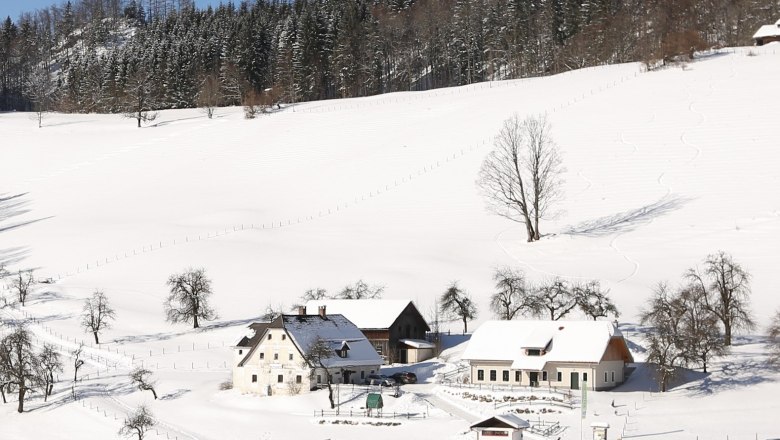 Almgasthaus Rehberg im Winter, © d.schwarz-koenig