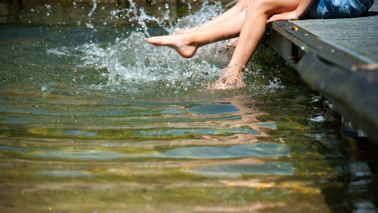 Cooling in the Ybbs, © Josef Herfert