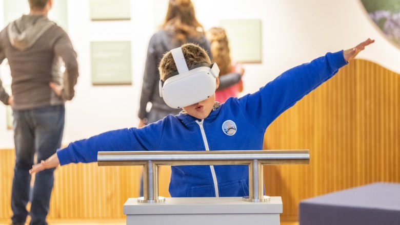 Fly with the ural owl at the &quot;Haus der Wildnis&quot; museum, © Theo Kust