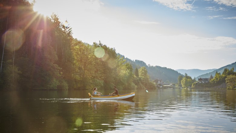 Boating on Lunzer See Lake, © Niederösterreich Werbung, Liebert