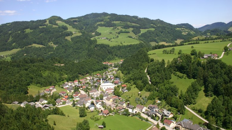 Opponitz from above, © Gemeinde Opponitz