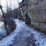 Winter Ybbsuferweg direkt vorbei an Ybbsperle, © Karin Hager_Ybbstaler Alpen