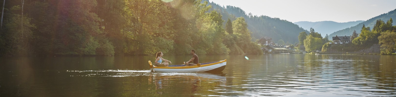 Bootfahren am Lunzer See, © Niederösterreich Werbung, Liebert