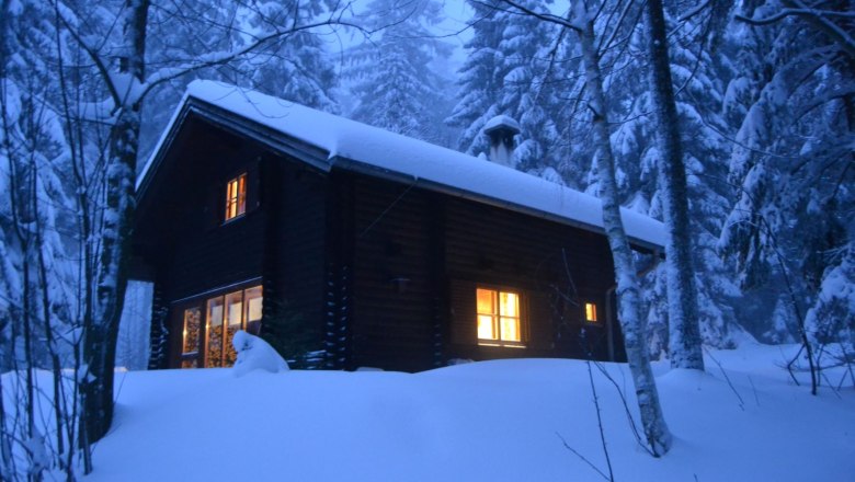 Ferienhaus Hochalm im Winter, © Fam. Heigl