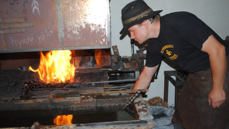 Thomas Hochstädt in der Tannhäuser Schmiede, © Gemeinde Ybbsitz