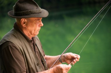 Flyfishing in Ybbs river, © Josef Hefert 