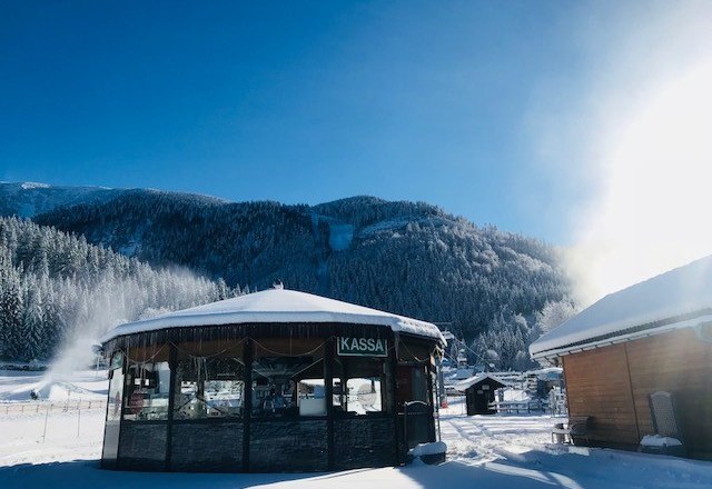 Die Ötscher Schirmbar im Winter, © Ötscherlift