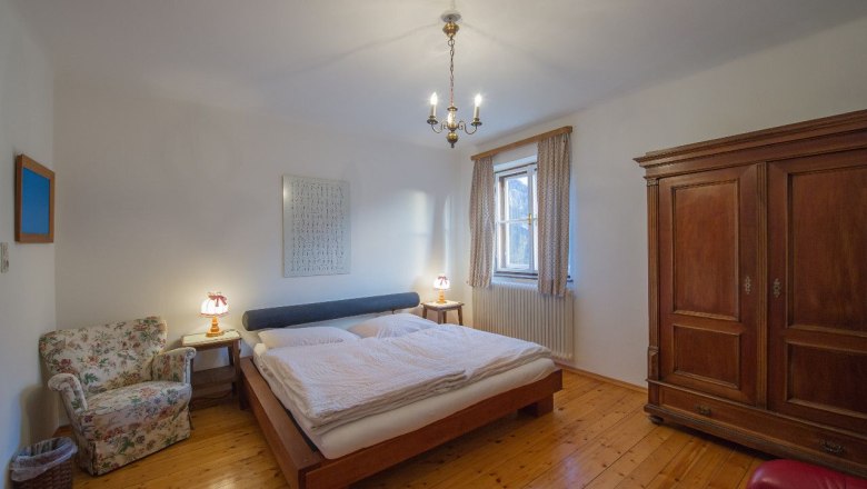 Schlafzimmer im Haus Schlossleiten, © Franz Barth