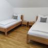 Schlafzimmer mit Einzelbetten- Ferienwohnung Panoramablick, © Fürst