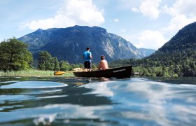 Pedal boating on Lunzer See Lake, © Weinfranz.at