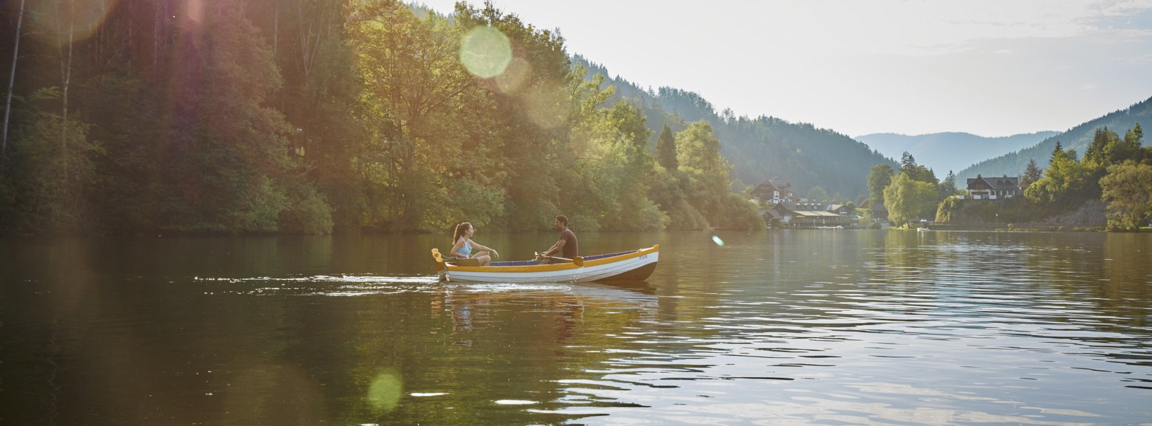 Boating on Lunzer See Lake, © Niederösterreich Werbung, Liebert