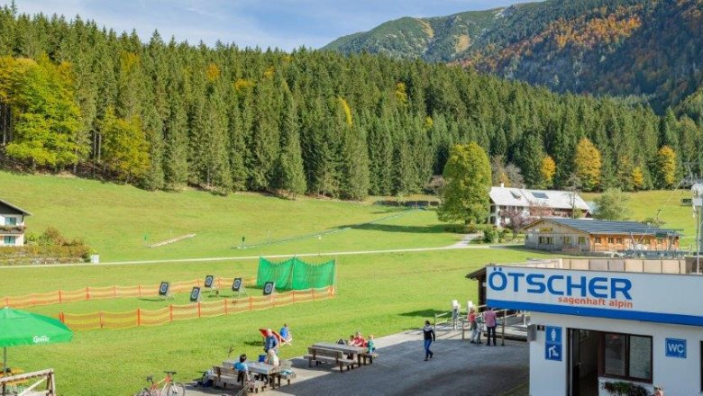 Der Parcour beginnt direkt an der Talstation der Ötscherlifte, © Ludwig Fahrnberger